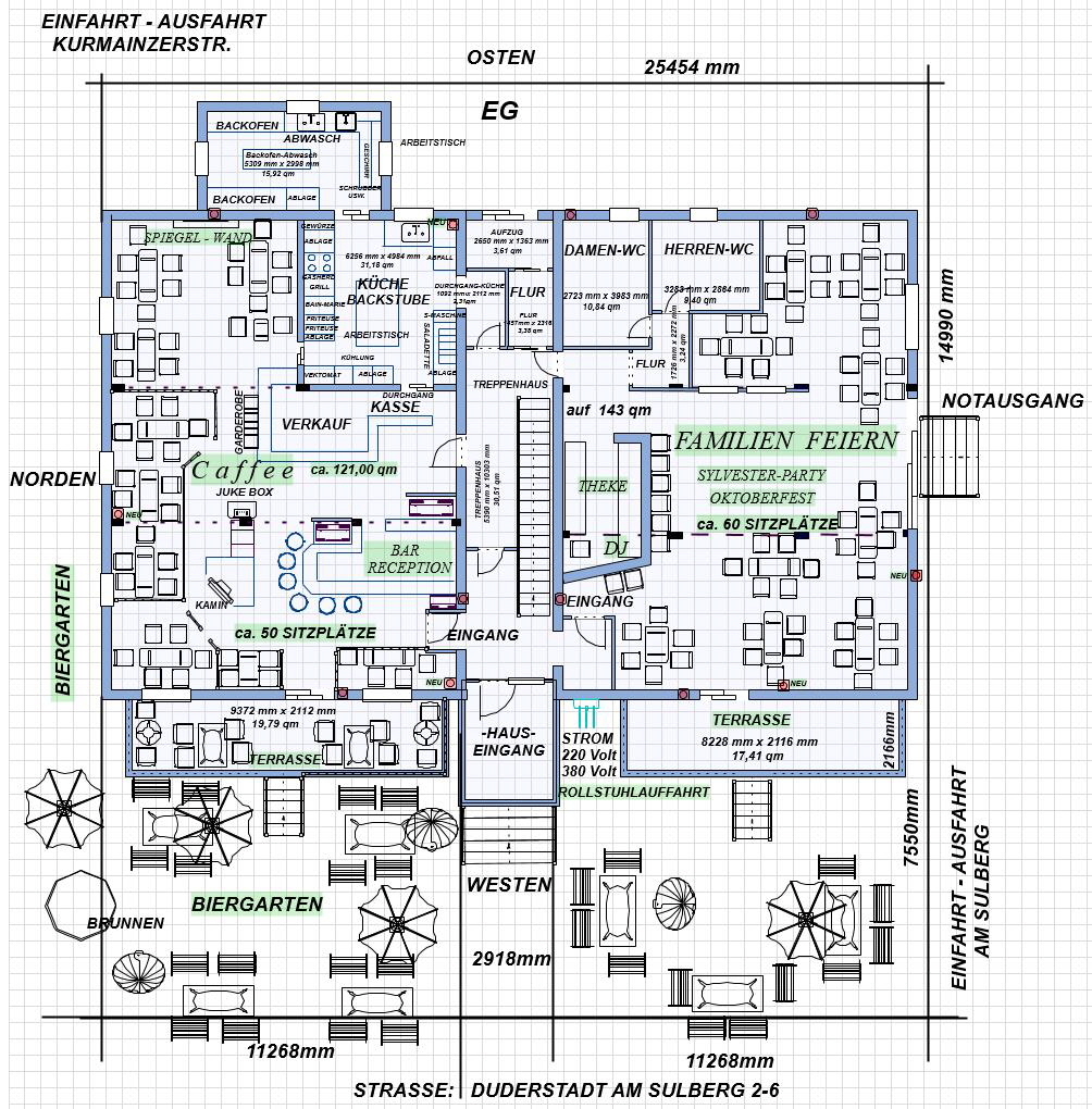 B�ckerei-Caffee-Hotel  EG OHNE PARKPLATS